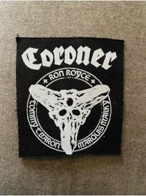 Resim icase Coroner Müzik grubu Dijital Baskı Suya Dayanıklı Yama Patch Dikilebilir (12x11 cm) 