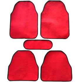 Resim Genel Markalar CHEVROLET LACETTİ UYUMLU KIRMIZI RENK EKONOMİK OTO HALI PASPAS 