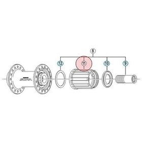 Resim Shimano Fh-3500 Arka Göbek Flibber Y3e098060 Siyah 