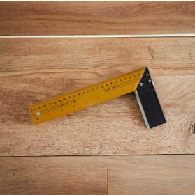 Resim Skygo 25 Cm Sarı Marangoz Gönyesi 