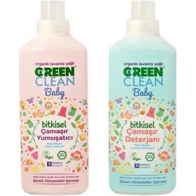 Resim Baby Çamaşır Deterjanı 1 Lt Baby Yumuşatıcı 1 Lt Set 