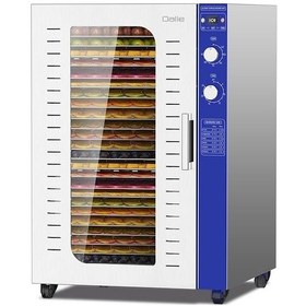 Resim Dalle Ss-24j Paslanmaz Çelik Manuel Kontrol Meyve Kurutma Makinası 