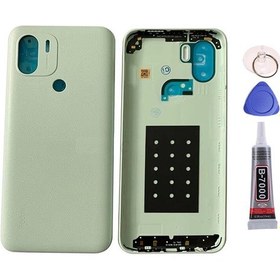 Resim Xiaomi Redmi A2 Plus Yeşil Arka Kapak Batarya Kapağı Pil Kapağı Yapışkan Ve Sökme Aparatıyla Beraber Full Set Yeşil 