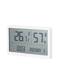 Resim Teltree Ev İçi Evcil Kullanıma Yüksek Hassasiyetli Beyaz Elektronik Lcd Ekranlı Sıcaklık Ve Nem Ölçer - Cr2032 Pil İle Gönderilir 