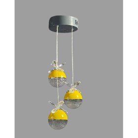 Resim Serçe'den 3lü Şeker LED Genç Kız Odası Sarkıt Avize 