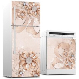 Resim Buzdolabı Ve Bulaşık Makinası Beyaz Eşya Sticker Kaplama Elmas 