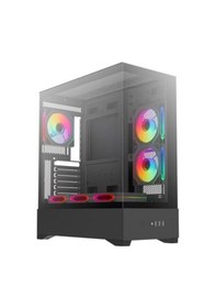 Resim Dark Diamond Pro 4x12cm Fan, 1x Usb3.0, 2x Usb2.0 Full Akvaryum Oyuncu Kasası Psu Yok 