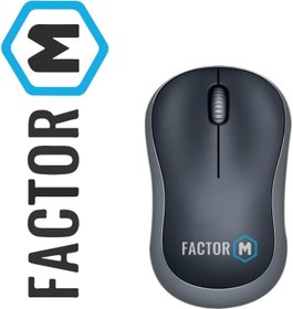 Resim Factor M M1 Süper Sessiz Kompact Kablosuz Mouse Siyah 