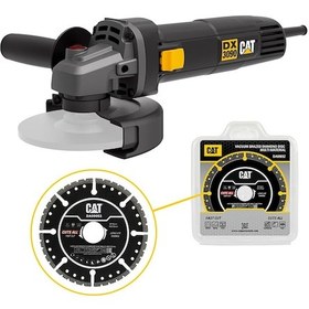 Resim Cat DX3090 720W 125 MM Profesyonel Avuç Taşlama + DA09052 Genel Amaçlı Elmas Kesme Diski 