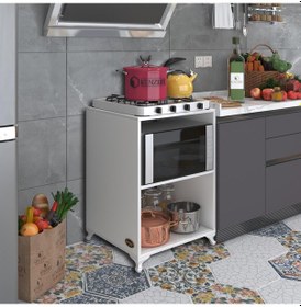 Resim Kenzlife Ocak Dolabı İclal Byz 85 60 57 Mutfak Klasik Setüstü Ocak İçin Modül 