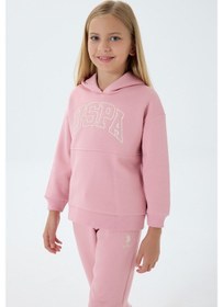 Resim U.S. Polo Assn. U.s. Polo Assn Kız Çocuk Pembe Eşofman Takımı 5274-30121 Pembe 