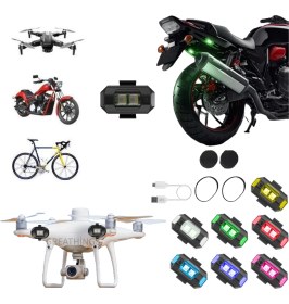Resim Greathings 1 Adet 7 Renk 30 Mod Bisiklet Motor Drone Çakar Lamba, Bisiklet Işığı, Motor Drone Aksesuar Işık 