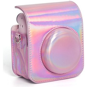Resim Fujifilm Instax Mini 12 Fotoğraf Makinesi + 10'lu Film + Parlak Kılıf Pembe 