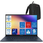 Resim ASUS Zenbook 14 OLED Ultra 7 155H 16GB LPDDR5X 2tb SSD Intel Arc 14" OLED Wuxga 0.2ms WIN11PRO QD511WP03 