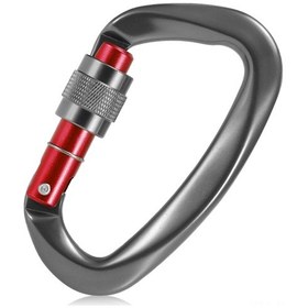 Resim Vkemall "25kn Kapasiteli Vida Kilitlemeli Karabina - Kamp, Hiking Ve Asılı Yataklar İçin Dayanıklı Alüminyum" 