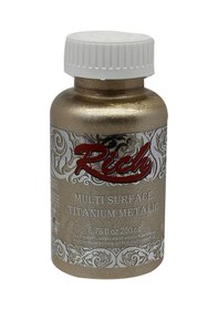 Resim Rich Multi Surface Titanium Metalik Boya 200 cc Şampanya 2526 
