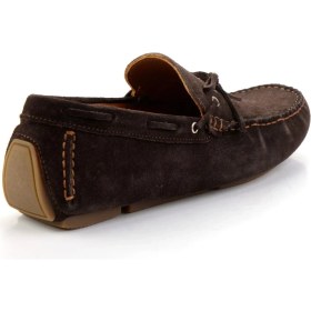 Resim Bambi Kahve Hakiki Deri Erkek Loafer Ayakkabı E01547070102 