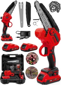 Resim Steiner 198 Vf 10 Ah 25 Cm Bakır Sargı Akülü Dal Kesme Budama Red 