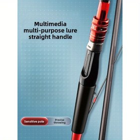 Resim Ultra Hafif ML Ayarlanabilir Düz Saplı Olta - Orta Sertlik (M) Karbon Fiber & ABS, Hızlı Eylem, Ergonomik Tutuş, Kırmızı/Siyah, Buz Balıkçılığı ve Spinning için İdeal, Dayanıklı ve Taşınabilir Tasarım, Tatlı Su Balıkçılığı için Olta, Şık Olta Tasarımı, Yüksek Kaliteli İnşaat, Profesyonel Olta, Ultra Hafif Olta, Buz Balıkçılığı Olta, Scar Balıkçılığı Olta, Spinning Olta, Balıkçılık Ekipmanı, Yüksek Kaliteli Olta, Teleskopik Olta 