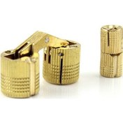 Resim Gürçayhırdavat Silindir Masa Menteşesi Pirinç 12Mm (2 Adet) 