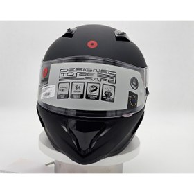 Resim Shiro Kask Fullface Hunter M.c Mat Siyah 