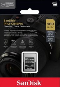 Resim SanDisk pro-cınema 960gb 