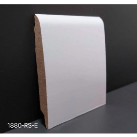 Resim ORSA 8 cm Lake Beyaz Pvc Kaplamalı Parke Süpürgelik 