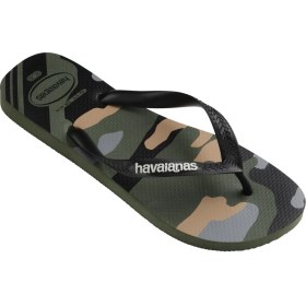 Resim Havaianas Çok Renkli Erkek Plaj Terliği Hav. Top Camu Black/pantanal Green 