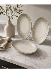 Resim 3'lü Galata Vago Oval Plate 15 8.5 Cm 140 Cc Reçel/bal/kahvaltı/aperatif Çok renkli 