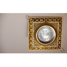 Resim Eskitme Ahşap Desenli Versace Led Spot 