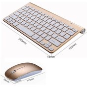 Resim Novahub Mac Tablet Pc İçin Mini Taşınabilir Kablosuz Klavye Fare Seti Ofis Malzemeleri Multimedya Dizüstü Bilgisayar - Siyah Optik 