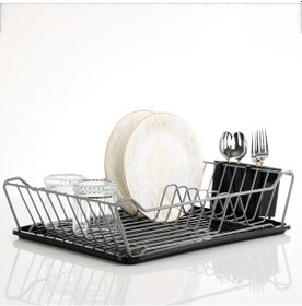 Resim Ömür Boyu Paslanmaz Bulaşıklık Bulaşık Sepeti GRİ TB1GRİ Gri 