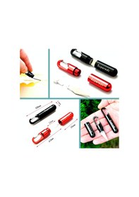 Resim Omeniv Siyah Kapsül Kamp Çakı Kamp Bıçak Maket Kamp Bıçağı Anahtarlık Outdoor Çok Renkli 