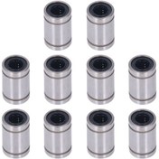 Resim Tenfowee 10 Adet Lm8uu Tipi Lineer Hareket Yatağı - 8mm İç Çap, 15mm Dış Çap, Pürüzsüz Hareket, Yüksek Dayanıklılık, Test Çerçevesi Yedek Parçası 
