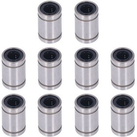Resim Tenfowee 10 Adet Lm8uu Tipi Lineer Hareket Yatağı - 8mm İç Çap, 15mm Dış Çap, Pürüzsüz Hareket, Yüksek Dayanıklılık, Test Çerçevesi Yedek Parçası 