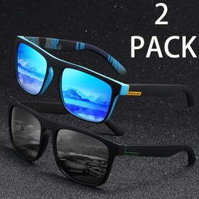 Resim 2 adet Hindfield S Polikarbonat TAC Gözlük, Moda Kare Çerçeve, Erkekler ve Kadınlar için, Sokak Fotoğrafçılığı, Parti, Müzik Festivali, Hediye, Günlük Kullanım 
