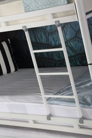 Resim RANZACI Solid Ranza 90x190 Genç Çocuk Yatak Odası Metal Ranza Ve Karyola 