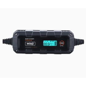 Resim Mioji Mio 6000 6A 6V ve 12V Araba Şarj, Akü Bakım, Damlama Şarj Cihazı ve Motosiklet, ATV, Lityum ve Derin Döngülü Aküler için Kükürt Giderici Akıllı Akü Şarj Cihazı 