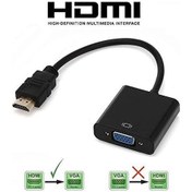 Resim HDMI TO VGA KABLO ÇEVİRİCİ DÖNÜŞTÜRÜCÜ Hdmı Hdmi To Vga 