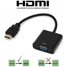 Resim HDMI TO VGA KABLO ÇEVİRİCİ DÖNÜŞTÜRÜCÜ Hdmı Hdmi To Vga 