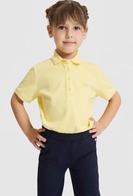 Resim U.S. Polo Assn. Kız Çocuk Açık Sarı Tişört Basic 50328218-VR004 
