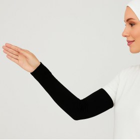 Resim Genel Markalar Penye Tesettür Kolluk Likralı Siyah 