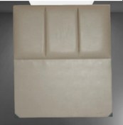 Resim Başlık ALC SEDEF Model 90cm SUNİ DERİ Kumaş Modern Kapitone KREM Renk El Yapımı 