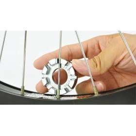 Resim Asn Bisiklet Jant Akort Anahtarı YC-8A Taıwan Krom 