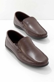 Resim Bambi Kahve Leather Erkek Loafer Ayakkabı E01728360203 