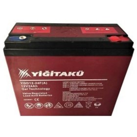 Resim Yiğit Akü 12 Volt 24 Ah Elektrikli Bisiklet Aküsü (E*B*Y) (181X77X170) Mm 