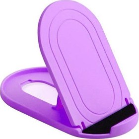 Resim Juo Katlanır Masaüstü Telefon Tutucu Stand Mor 