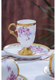 Resim Acar Flavia 6 Kişilik Kahve Fincan Takımı - 90 Ml Renkli 