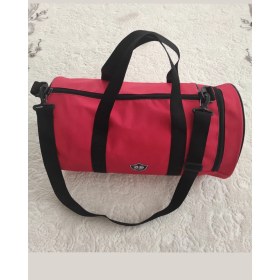 Resim Sevbags 600 Denye Çizgili Silindir Spor Çantası 