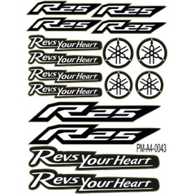 Resim PROMOT Motorsiklet Aksesuar Ekipman Sticker Kask Grenaj Laptop Sticker Seti 0043 